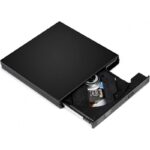 ⁦محرك أقراص خارجي DVDCDRW مزود بتقنية USB 2.0 - لتوفير سرعة عالية وموثوقية في النقل - مثالي لأجهزة الكمبيوتر المحمولة والمكتبية⁩ - الصورة ⁦2⁩