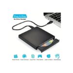 ⁦محرك أقراص خارجي DVDCDRW مزود بتقنية USB 2.0 - لتوفير سرعة عالية وموثوقية في النقل - مثالي لأجهزة الكمبيوتر المحمولة والمكتبية⁩ - الصورة ⁦4⁩