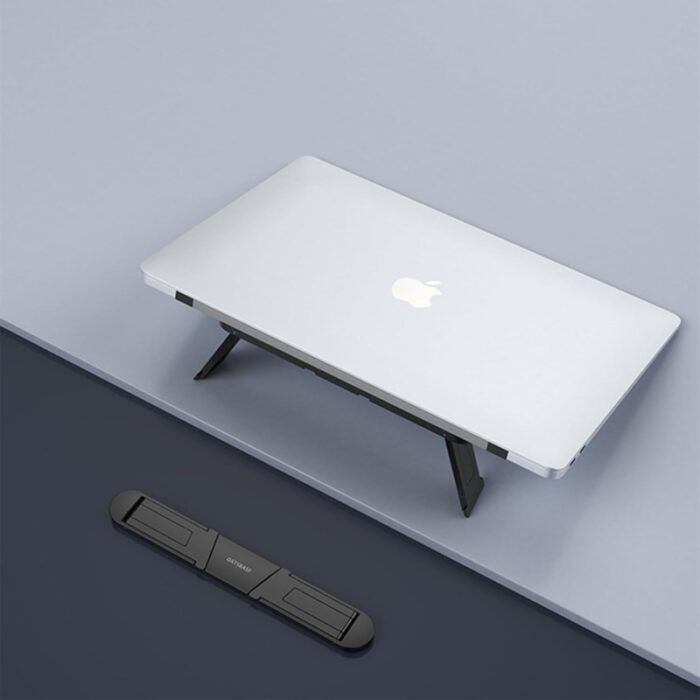 ⁦حامل كمبيوتر محمول وخفيف الوزن قابل للطي ومناسب لأجهزة الكمبيوتر الشخصي - ارتفاع قابل للتعديل - مصنوع من مادة ABS عالية الجودة⁩ - الصورة ⁦2⁩