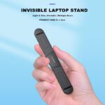 ⁦حامل كمبيوتر محمول وخفيف الوزن قابل للطي ومناسب لأجهزة الكمبيوتر الشخصي - ارتفاع قابل للتعديل - مصنوع من مادة ABS عالية الجودة⁩ - الصورة ⁦4⁩