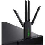 ⁦محول USB 3.0 واي فاي للكمبيوتر الشخصي - 4 أنتينات ، جهاز استقبال لاسلكي ، ثنائي النطاق - سرعة النفاذية  Mbps1200- ثنائي النطاق GHz & 5GHz - ماركة ICANING⁩ - الصورة ⁦3⁩