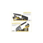 ⁦مكبس لأسلاك الشبكة نوعية ممتازة موديل ZoeRax RJ45 مصنوعة من مواد متينة مع شفرات بديلة هذه الأداة متوافقة مع أسلاك Cat6 Cat5 Cat5e RJ46⁩ - الصورة ⁦4⁩