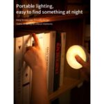 ⁦أضواء ذكية LED مع خاصية استشعار الحركة- ذات لون أصفر قابل للشحن USB - يأتي مع قطعة مغناطيس لتثبيته في أي مكان في البيت⁩ - الصورة ⁦2⁩