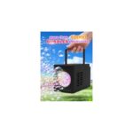 ماكينة فقاعات ذات 10 فتحات - حجم صغير و محمولة باليد  تعمل بالبطارية - مثالية للأعراس والحفلات