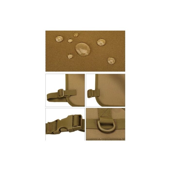 ⁦حقيبة تخزين مقعد السيارة الخلفي ذات جيوب متعددة وقابلة للطي ضد الماء ومقاومة للاهتراء لون أسود⁩ - الصورة ⁦3⁩