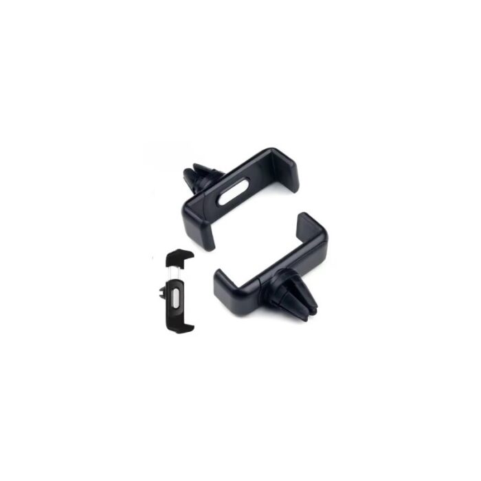 ⁦حامل هاتف صغير على مكيف السيارة ،  قابل للتعديل وللدوران 360 درجة - لون أسود⁩ - الصورة ⁦4⁩