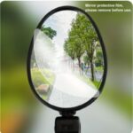 ⁦مرايا صغيرة للدراجات الهوائية والكهربائية شكل بيضاوي- قابلة للضبط قابلة للدوران 360 درجة وذات جودة جيدة حجم صغير عدد 2⁩ - الصورة ⁦3⁩