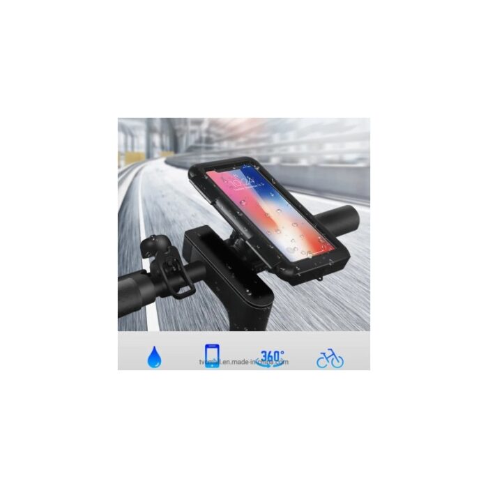 ⁦حامل جوال مغناطيسي للدراجات النارية - مقاوم للماء مع نظام تحديد المواقع - تصميم دوار بزاوية 360 درجة قابل للتعديل⁩ - الصورة ⁦3⁩