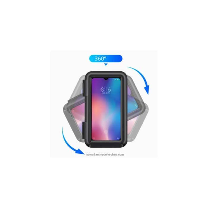 ⁦حامل جوال مغناطيسي للدراجات النارية - مقاوم للماء مع نظام تحديد المواقع - تصميم دوار بزاوية 360 درجة قابل للتعديل⁩ - الصورة ⁦6⁩