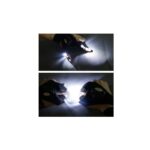 ⁦قفاز كفوف مصباح يدوي LED كف واحد لليد اليسرى - مثالي عند الجري الليلي  أو في التخييم  وركوب الدراجات لون أسود⁩ - الصورة ⁦3⁩