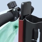 حامل أكواب وللجوال لعربة الاطفال وللدراجات - مع مشبك لتثبيته ودوران 360 درجة - مناسب لجميع الأكواب