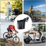 ⁦حامل أكواب وللجوال لعربة الاطفال وللدراجات - مع مشبك لتثبيته ودوران 360 درجة - مناسب لجميع الأكواب⁩ - الصورة ⁦4⁩