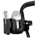 ⁦حامل اكواب وللجوال لعربة الاطفال لعربات الاطفال مع مشبك لتثبيته مضاد للانزلاق⁩ - الصورة ⁦2⁩