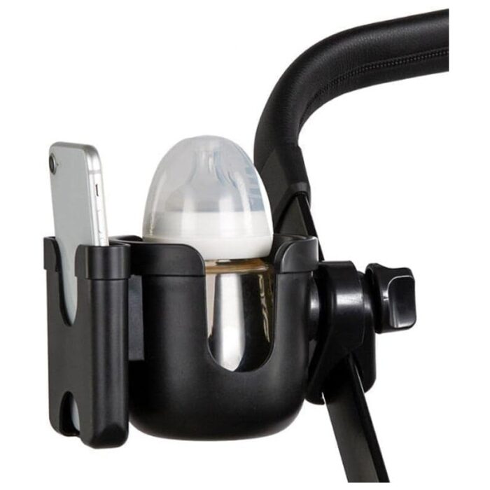 ⁦حامل اكواب وللجوال لعربة الاطفال لعربات الاطفال مع مشبك لتثبيته مضاد للانزلاق⁩ - الصورة ⁦2⁩