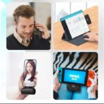 ⁦باور بانك تايب سي Type C مع شاشة LCD -  محمول صغير وعصري  - سعة 5000 ميلي أمبير- يتوافق مع الايفون والاندرويد والايباد⁩ - الصورة ⁦3⁩