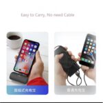 ⁦باور بانك تايب سي Type C مع شاشة LCD -  محمول صغير وعصري  - سعة 5000 ميلي أمبير- يتوافق مع الايفون والاندرويد والايباد⁩ - الصورة ⁦4⁩