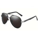 نظارة حساسة للضوء (Polarized) عدسة أصلية لون أسود للرجال