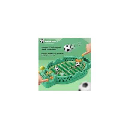 لعبة طاولة كرة قدم صغيرة - لعبة تفاعلية وممتعة للأطفال مع عدّاد للأهداف - حجم صغير 12*23*3 سم