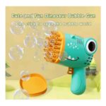 ⁦لعبة مسدس فقاعات الماء للأطفال لون أخضر 40 فتحة يعمل بالبطاريات⁩ - الصورة ⁦2⁩