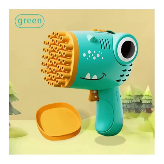 ⁦لعبة مسدس فقاعات الماء للأطفال لون أخضر 40 فتحة يعمل بالبطاريات⁩ - الصورة ⁦4⁩