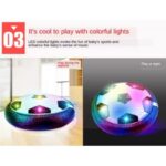 ⁦لعبة كرة قدم اسفنجية مضيئة ترند للأطفال آمنة للعب في المنزل وعلى الاطفال دون كسر اي شيء مصنوعة من البلاستيك المتين والاسفنج- تعمل بالبطارية مع إضاءة LED⁩ - الصورة ⁦5⁩