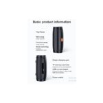 ⁦سبيكر مكبر صوت بلوتوث لاسلكي - محمول وخفيف الوزن - نطاق الارسال يصل ل 10 متر- منافذ USB وTF card - قوة 6 واط وبطارية 800 ميلي أمبير⁩ - الصورة ⁦6⁩