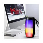 ⁦مكبر صوت بلوتوث لاسلكي مع إضاءة LED - بقوة 5 واط - منفذ شحن USB ومنفذ TF card⁩ - الصورة ⁦2⁩