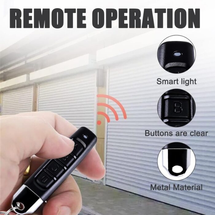 ⁦ريموت تحكم عن بعد ذات 4 أزرار تردد 433 ميجا هرتز يمكن استخدامه لباب الكراج أو السيارة أو الأضواء الالكترونية أو أقفال الأبواب الالكترونية⁩ - الصورة ⁦2⁩