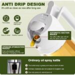 ⁦قنينة مطرة بخاخ زيت خفيفة الوزن ثنائي الوظيفة ( بخاخ وصبّ) مصنوعة من البلاستيك القوي آمنة غذائيا للتحكم في كمية الزيت في الطعام حجم كبير 500 مللي⁩ - الصورة ⁦2⁩