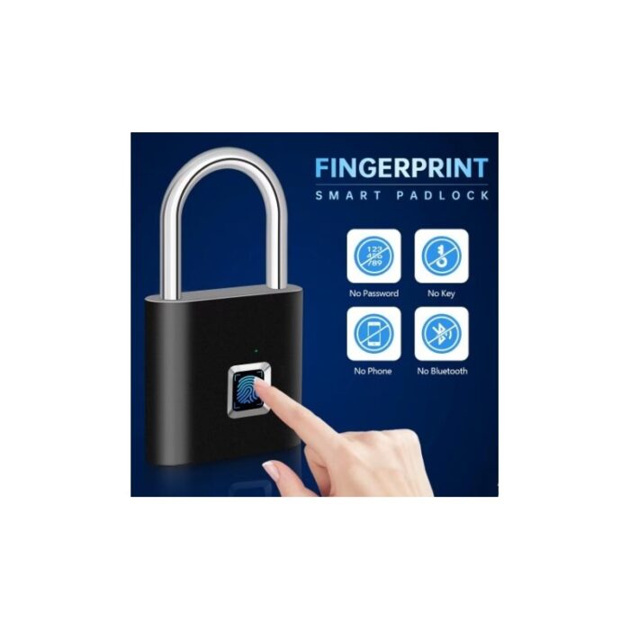 103382619_683359e363ce4 قفل ذكي ببصمة الاصبع ماركة KERUI حجم وسط مقاوم للماءبطارية ليثيوم قابلة لإعادة الشحن- سريع التعرف على البصمة في ثواني قليلة جدا وخفيف الوزن - الصورة 1