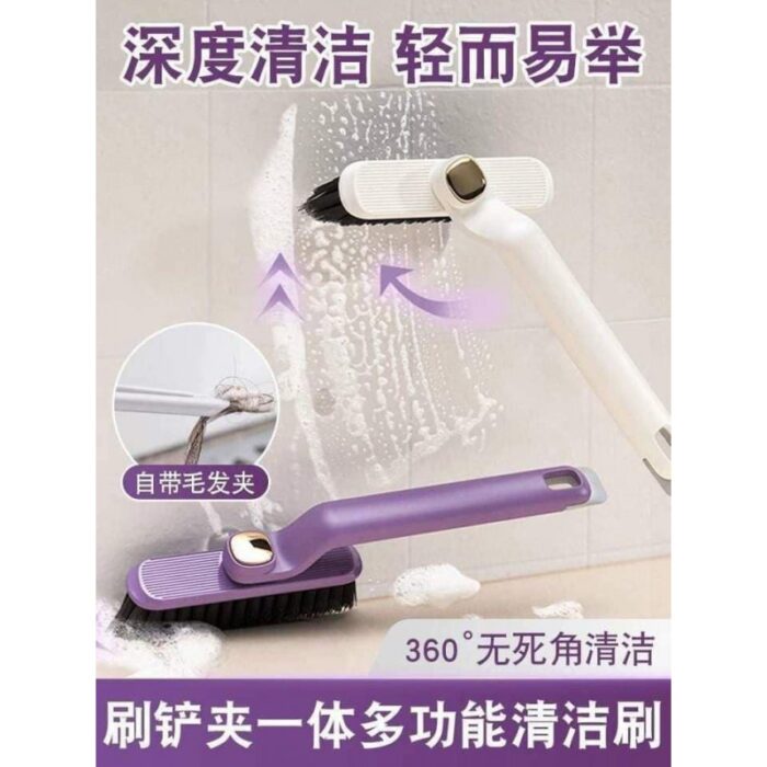 ⁦فرشاة تنظيف سوايا مع ملقط لون ابيض⁩ - الصورة ⁦2⁩