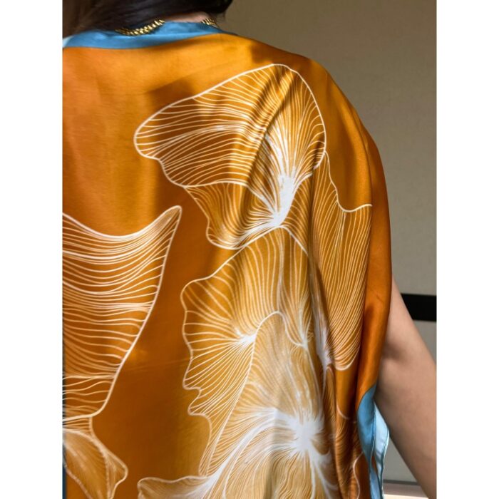 ⁦عباي صيفي قماش ساتان بارد⁩ - الصورة ⁦2⁩