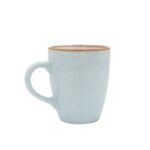 ⁦مج بورسلان سعة 300 مل لون أزرق فاتح⁩ - الصورة ⁦2⁩