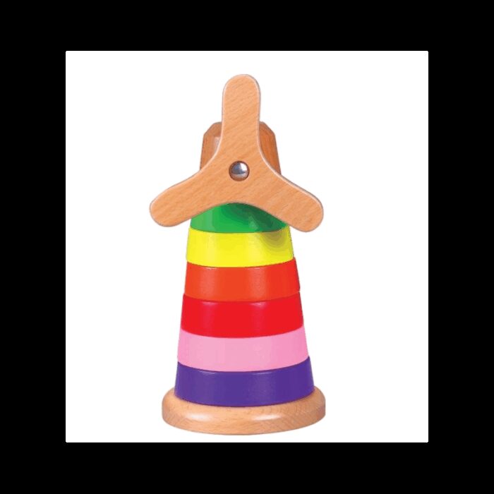 103382685_68335a221537f لعبة أحجية خشبية برج هانوي لتنشيط العقل - 6 حلقات - الصورة 1