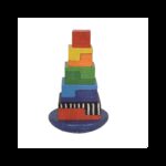 لعبة أحجية خشبية 8لتنشيط العقل - 8 حلقات