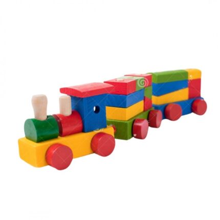 لعبة قطار خشبي للاطفال حجم صغير