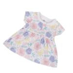 ⁦فستان مورد للأطفال لون بنفسجي⁩ - الصورة ⁦2⁩