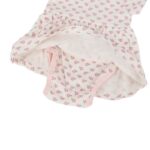 ⁦فستان مورد للأطفال لون أبيض و زهري⁩ - الصورة ⁦2⁩