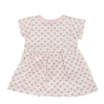 ⁦فستان مورد للأطفال لون أبيض و زهري⁩ - الصورة ⁦5⁩