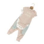 ⁦طقمين للأطفال 4 قطع لون بيج⁩ - الصورة ⁦5⁩