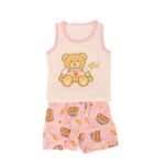 ⁦طقم قطعتين للأطفال لون زهري فاتح⁩ - الصورة ⁦4⁩