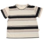 ⁦طقم أفرهول للأطفال لون أسود وبيج⁩ - الصورة ⁦4⁩