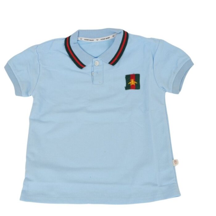 ⁦طقم قطعتين للأطفال لون بيج و أزرق⁩ - الصورة ⁦2⁩