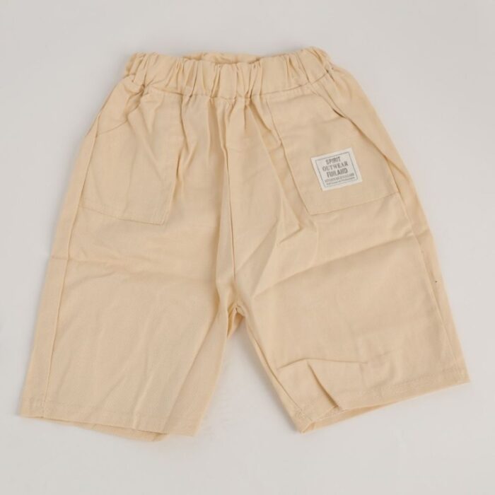 ⁦طقم قطعتين للأطفال لون بيج و أزرق⁩ - الصورة ⁦3⁩