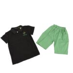 ⁦طقم قطعتين للأطفال لون أسود و أخضر⁩ - الصورة ⁦4⁩
