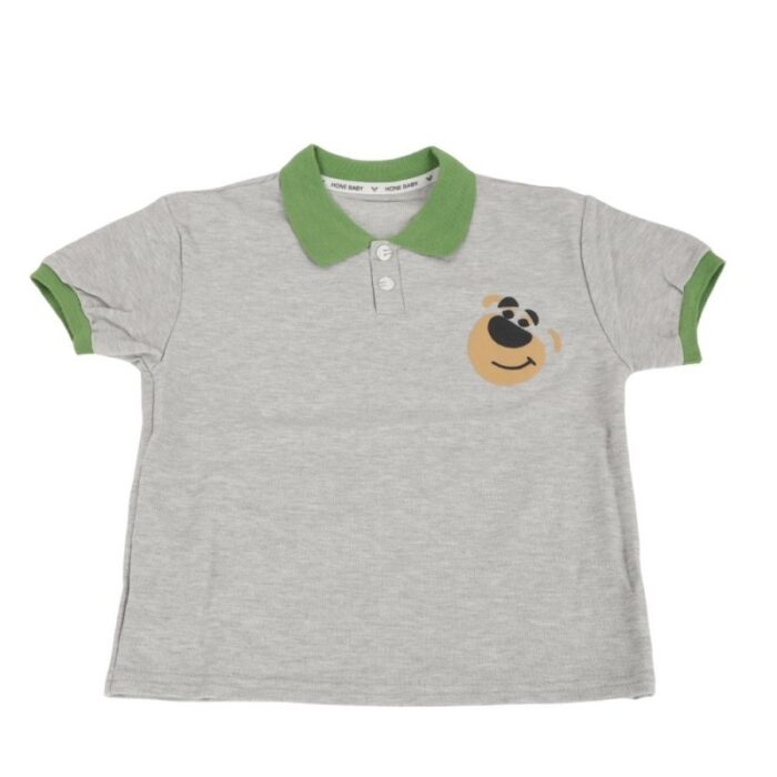 ⁦طقم قطعتين للأطفال لون سكني⁩ - الصورة ⁦2⁩