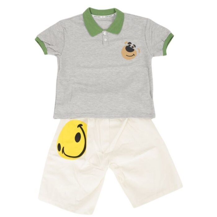 ⁦طقم قطعتين للأطفال لون سكني⁩ - الصورة ⁦6⁩