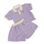 ⁦طقم قطعتين للأطفال لون بنفسجي⁩ - الصورة ⁦4⁩