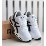 ⁦حذاء رياضي للرجال لون أبيض ونعل أبيض⁩ - الصورة ⁦4⁩