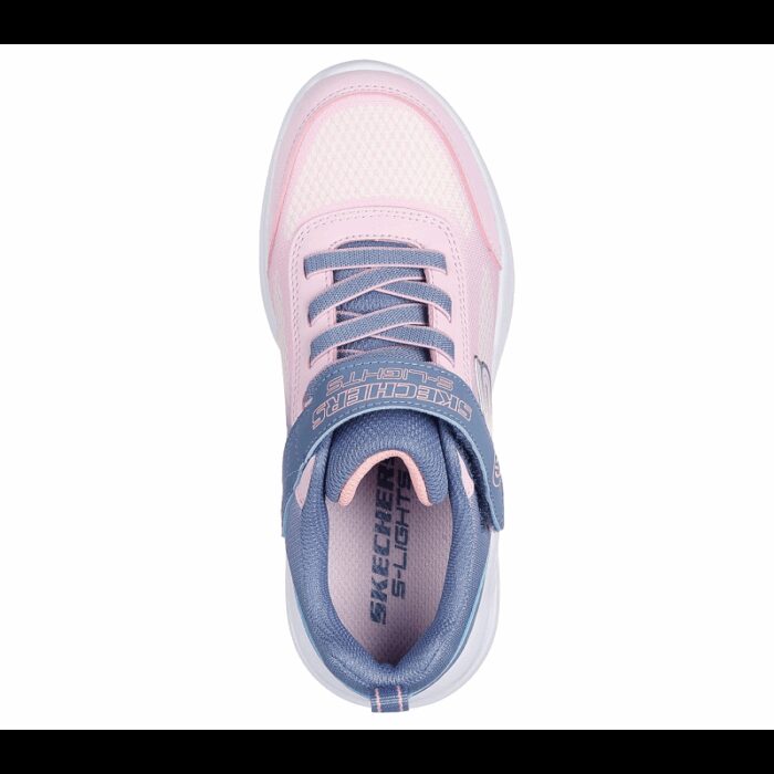 ⁦Skechers Kids' S-Lights Sola Glow - Ombre Deluxe Shoes⁩ - الصورة ⁦3⁩